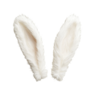 Fluffy Easter bunny ears on a transparent background perfect for festive celebrations and springtime fun, Fluffy Easter Bunny Ears on transparent background png