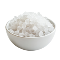 Rock sugar piled in a clean transparent bowl against a minimalist transparent background for culinary use and decoration, Rock sugar in transparent bowl on transparent background png