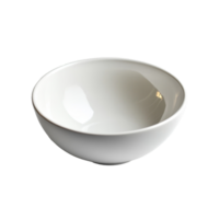 An empty transparent bowl rests on a plain transparent surface, showcasing its simple design and clean aesthetic, empty transparent bowl on transparent background png