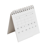 Table calendar for September displayed on a clean transparent background perfect for planning and organization, table calendar 2024 september isolated on transparent background png