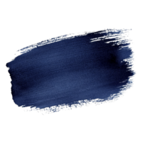 Dark blue watercolor brush stroke isolated on transparent background showcasing artistic variation and texture for creative projects, dark blue brush stroke isolated on transparent background png