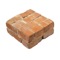 Brick isolated on white background showcasing texture and form for construction or design projects, Brick isolated on white background png
