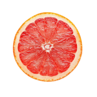 Fresh grapefruit slice isolated on white background perfect for healthy eating and culinary presentations, Grapefruit slice isolated on white background png