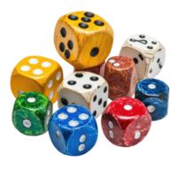 Colorful board game counters displayed on a white background showcasing fun gaming elements, board game counters isolated on white background png