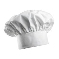 Classic white cooks cap isolated on a Transparent background for culinary presentation and professional use, White cooks cap isolated on background png