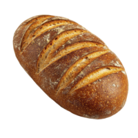Dark oval bread with slits on the crust perfect for sandwiches or toasting, Dark ovalshaped bread with slits on the crust png