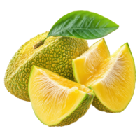 Young jack fruits sliced on a Transparent background ready for culinary use and nutritional benefits, young jack fruits slice on background png
