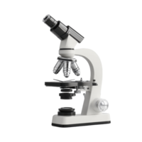 Classic microscope showcasing laboratory equipment essential for scientific research and exploration in a modern setting, Laboratory equipment concept. Classic scientist microscope png