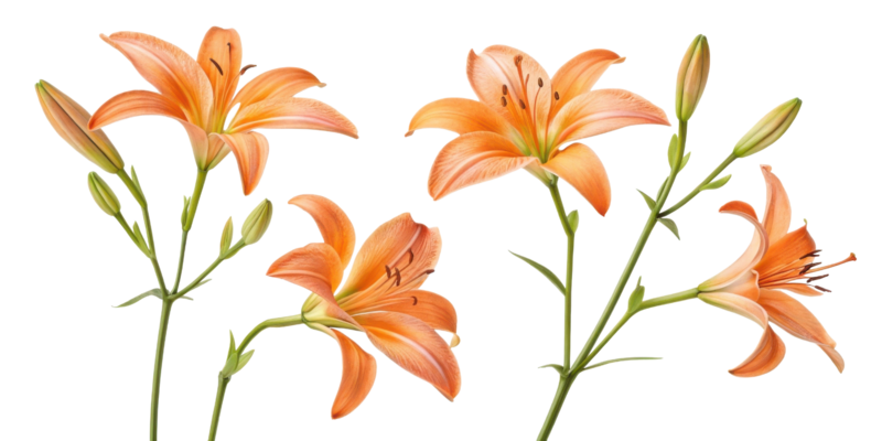 beautiful pink lily flower blooms gracefully showcasing its