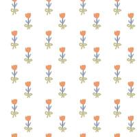 Charming princess-inspired floral pattern for design and craft projects vector
