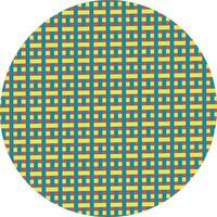 Geometric Weave Pattern Circle Design vector