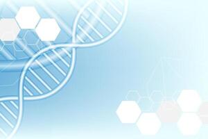 Abstract DNA molecule Scientific and technological background, science and medical concept vector