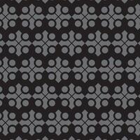A black and gray pattern with circles vector