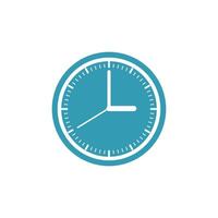 sky clock icon in white background. vector