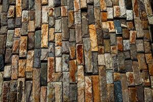 Old Stone Wall Texture with Rustic Patterns photo