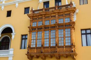 Colonial Architecture in the Heart of Lima Historic District photo