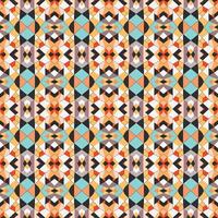 A colorful geometric pattern with orange, blue and green squares vector