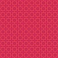 A red and pink background with a pattern vector