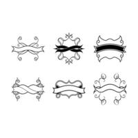 Victorian Decorative Ribbon - Elegant Graphics for Print and Digital Designs vector