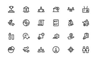 Professional ESOP Icons - Scalable and Versatile Graphics for Equity vector