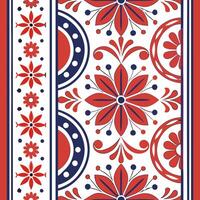 Create a seamlessestiles pattern using motifs from traditional Mexican folk art focusing on bold vibrant colors and cultural symbolism concept as Use the colorful and symbolic motif Dynamic Square vector