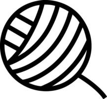 Simple Ball of String Symbol Set vector