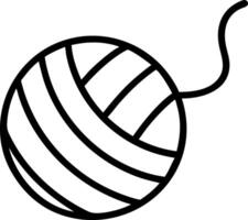 Crafty Ball of String Symbol Collection vector