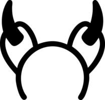 Unique Devil Horns Icon Collection vector