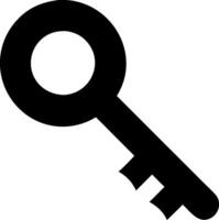 Essential Key Icon Representation vector