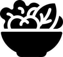 Garden Salad Icon Representation vector