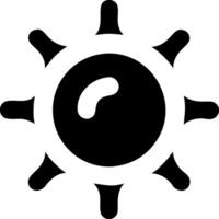 Decorative Sun Icon Representation vector