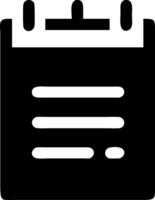 Notebook and Memo Symbol Set vector