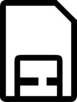 Digital SIM Card Symbol Set vector