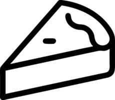Classic Slice of Pie Icon Collection vector