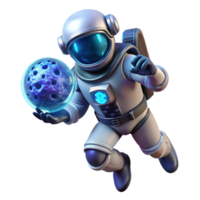 vibrant vintage elegant contemporary A lone astronaut, clad in a bioluminescent spacesuit, floats in the inky blackness of space, clutching a pulsating orb of energy, cosmic dust swirling around... png