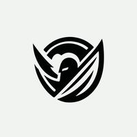 Sentinel Linear Spartan Collection Logo Design vector
