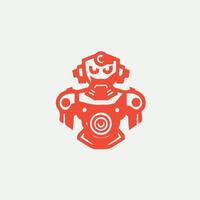 Mechanism Robot Logo vector