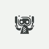 The Bot Vault Robot Logo vector