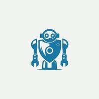 BotZero Robot Logo vector