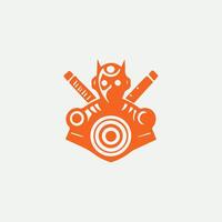 Byte Mech Robot Logo vector