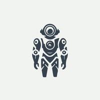 The Automaton Lab Robot Logo vector