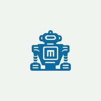 Mech Tronix Robot Logo vector