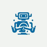 Bionic Forge Robot Logo vector