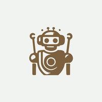 Bot Tronics Robot Logo vector
