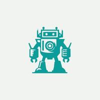 CyberCore Robot Logo vector