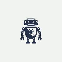 Next Bot Robot Logo Design vector