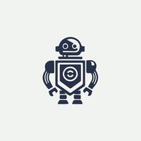 Cyber Mechs Robot Logo Design vector