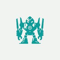 Next Gen Robot Logo Design vector