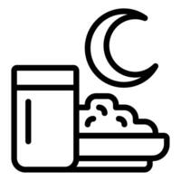 Minimalist Money Bag Icon with Clea vector