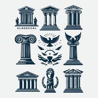 Legacy Classical Cloumn Collection Logo vector